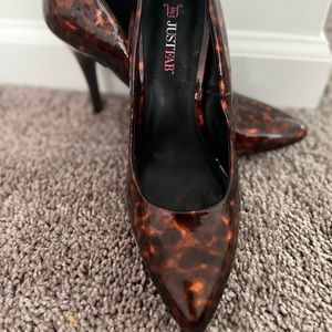 Just Fab brown heel